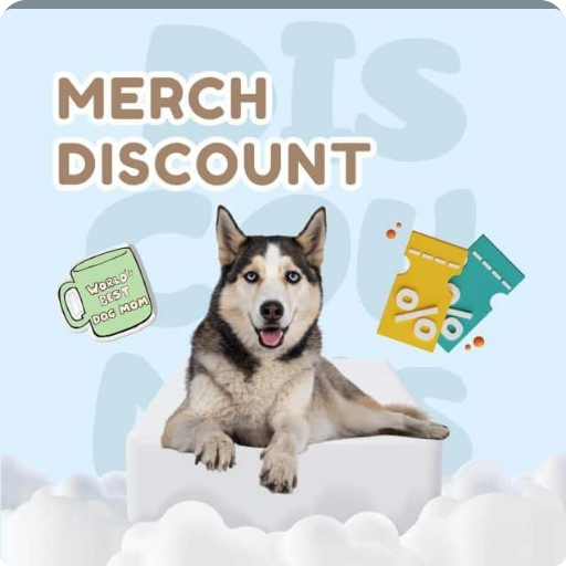 dog merch discount